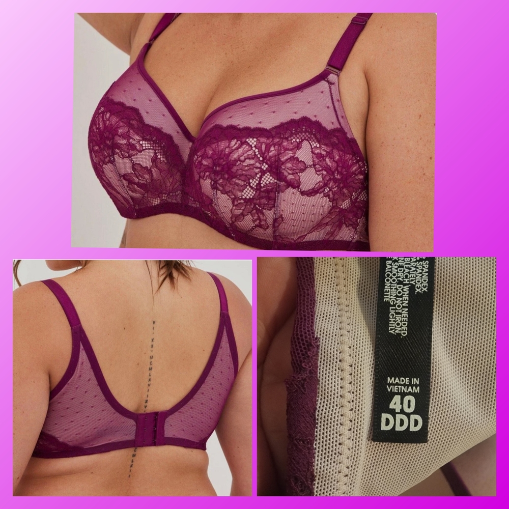 Torrid 360 Back Smoothing Lightly Lined Full Coverage Balconette Bra